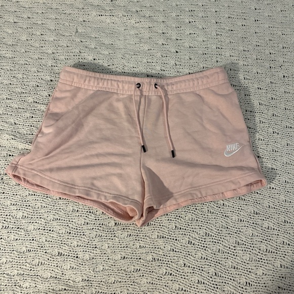 Nike Women's Light Pink Athletic Shorts - Picture 1 of 3